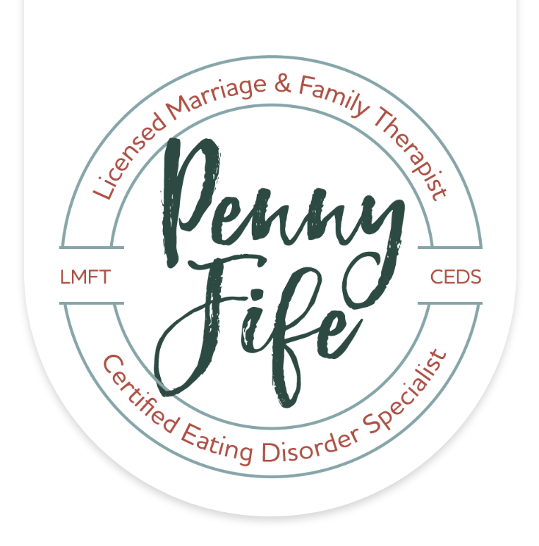 Penny J. Fife logo badge - Licensed marriage and family therapist, Certified Eating Disorder Specialist in Las Vegas